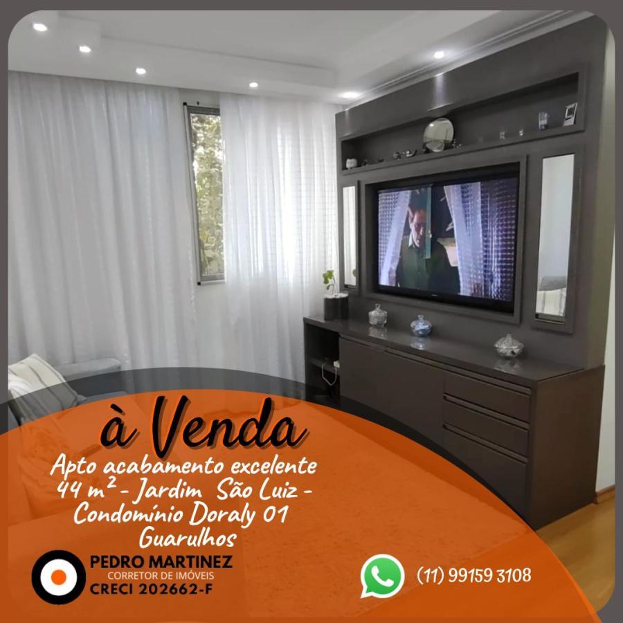 Apartamento à venda com 2 quartos, 44m² - Foto 1