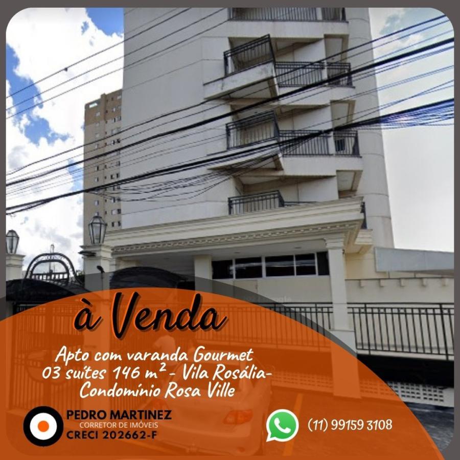 Apartamento à venda com 3 quartos, 146m² - Foto 1