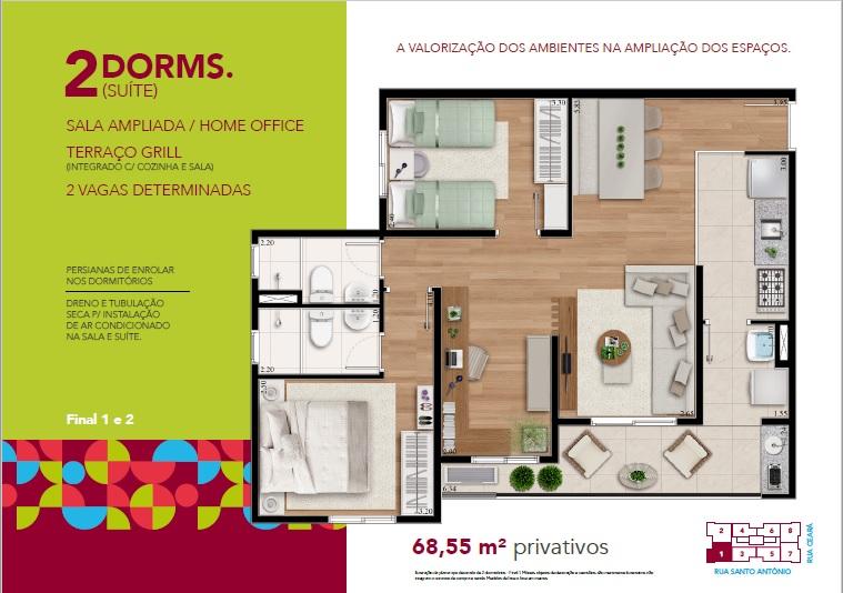 Apartamento à venda com 2 quartos, 45m² - Foto 20