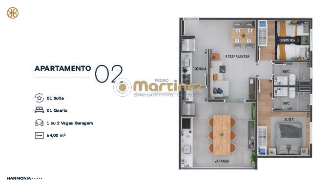 Apartamento à venda com 2 quartos, 62m² - Foto 10