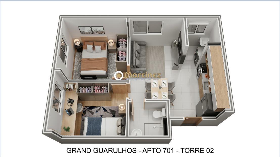 Apartamento à venda com 2 quartos, 40m² - Foto 17