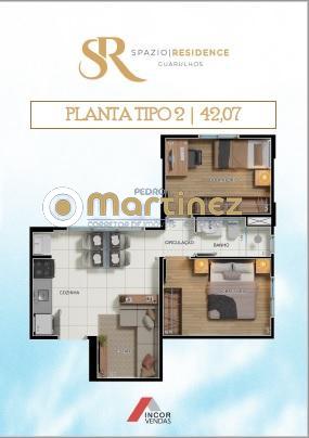 Apartamento à venda com 2 quartos, 42m² - Foto 9