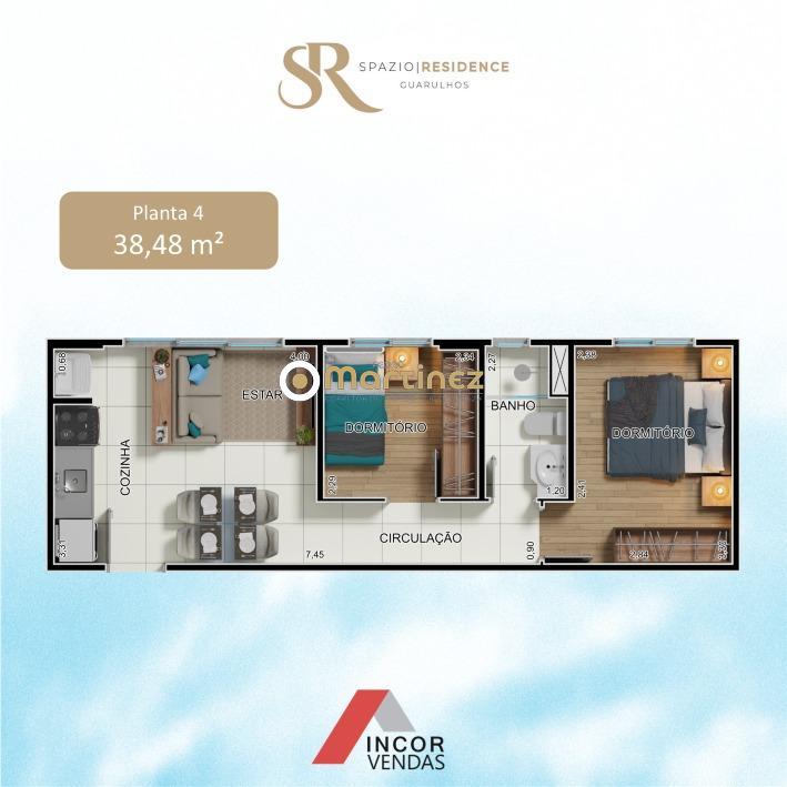 Apartamento à venda com 2 quartos, 42m² - Foto 16