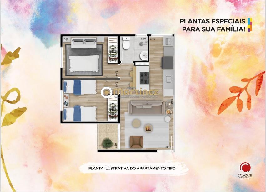 Apartamento à venda com 2 quartos, 42m² - Foto 15