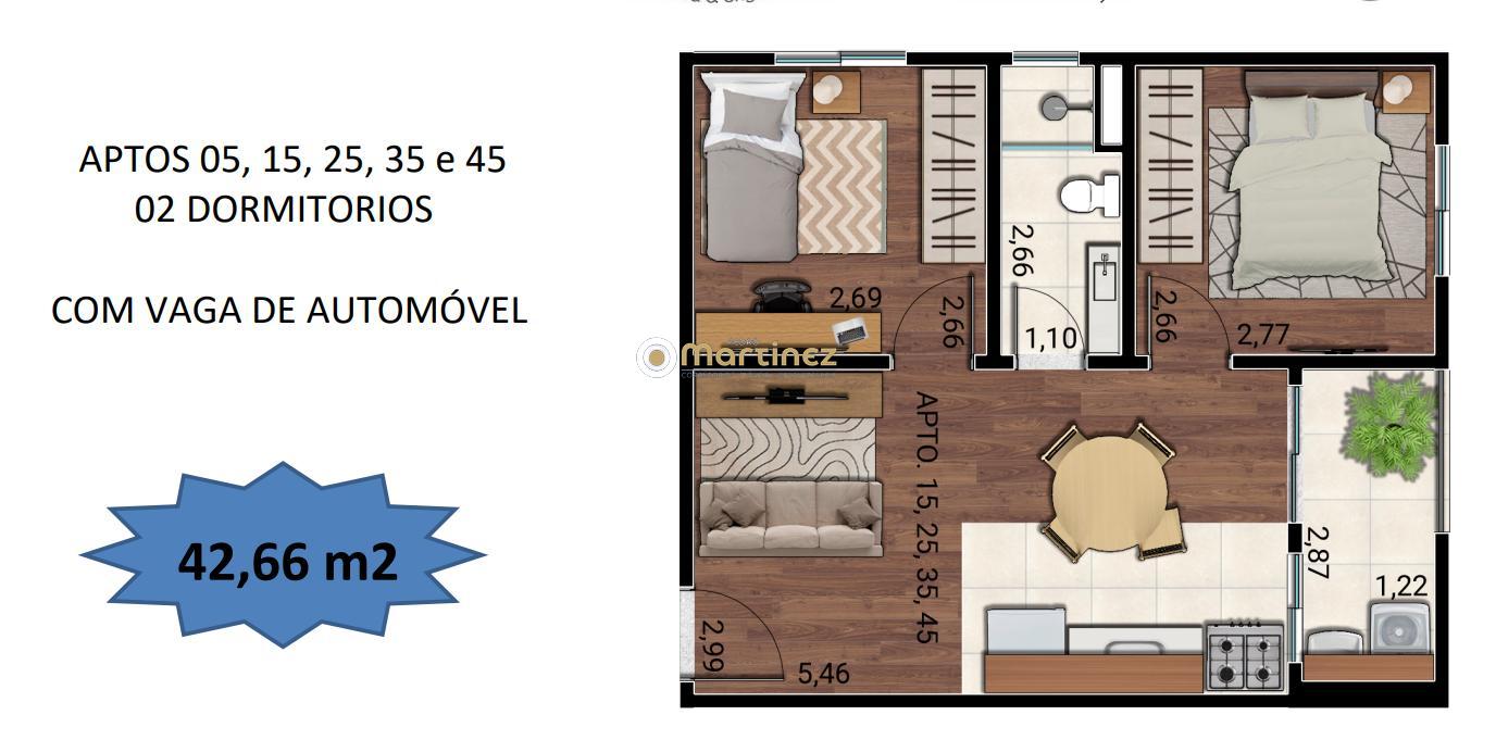 Apartamento à venda com 2 quartos, 49m² - Foto 12