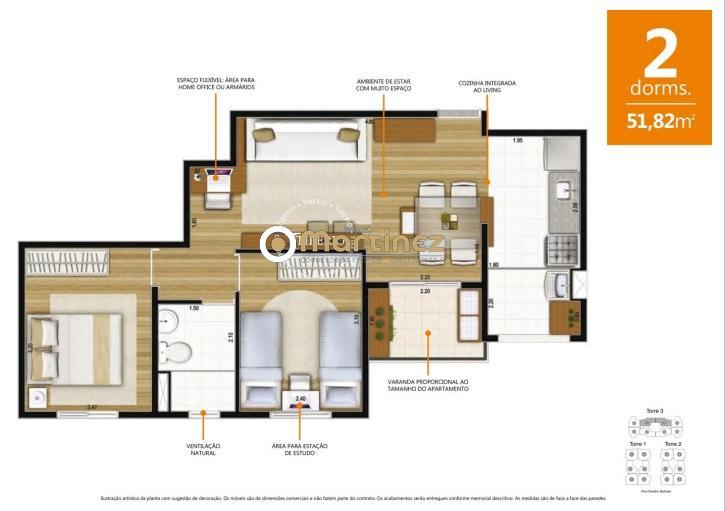 Apartamento à venda com 2 quartos, 55m² - Foto 16