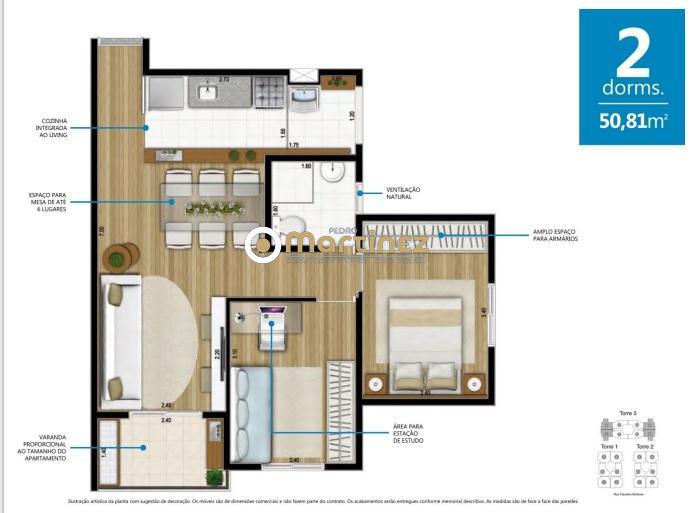 Apartamento à venda com 2 quartos, 55m² - Foto 15