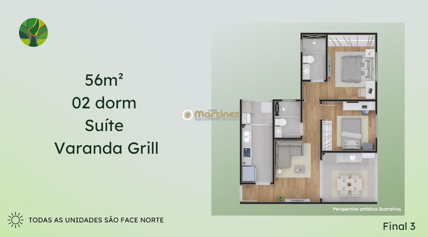 Apartamento à venda com 2 quartos, 56m² - Foto 19