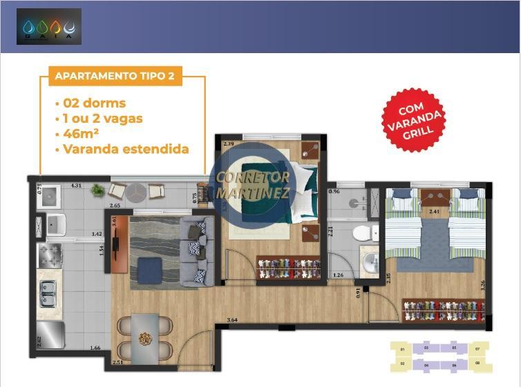 Apartamento à venda, 46m² - Foto 6