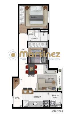 Apartamento à venda com 2 quartos, 46m² - Foto 15