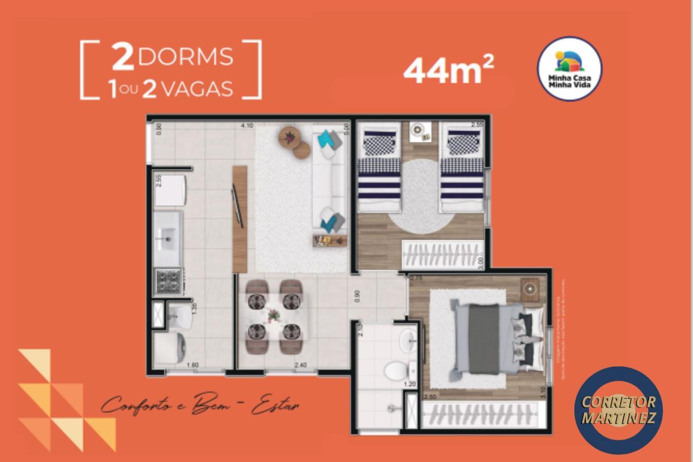 Apartamento à venda com 2 quartos, 43m² - Foto 25