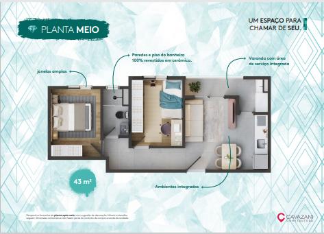 Apartamento à venda com 2 quartos, 43m² - Foto 27