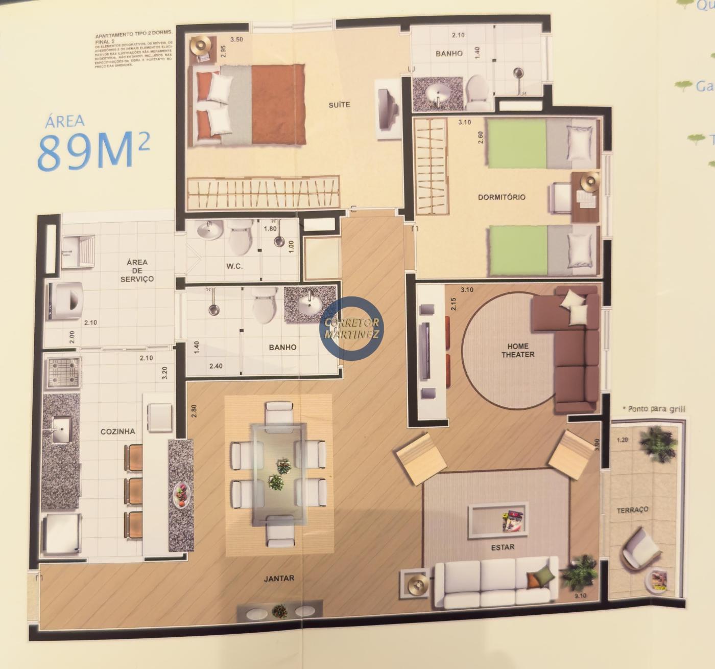 Apartamento à venda com 2 quartos, 89m² - Foto 41